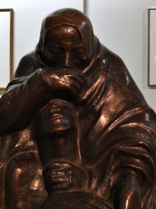 Эрнст Барлах — Пьета (фрагмент), бронза, 1937-38