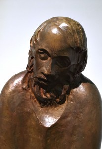 Эрнст Барлах — Сомневающийся (фрагмент), бронза, 1931
