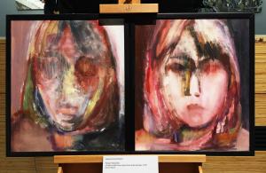 Юкари Накашима - Гляжу на свое лицо, рисуя лицо матери, 2015