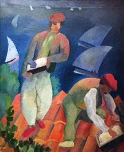 Ян Вацлав Завадовский (Жан Завадо) - Баскские кровельщики, ок. 1915