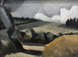 Батурин А. Б. - Вещево, 1975 (ДВП, масло)