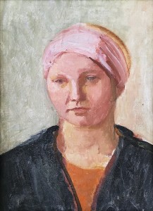 В. В. Зенькович - Женский портрет 1930-40-е (холст, масло)