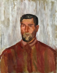 В. В. Зенькович - Мужской портрет 1930-40-е (холст, масло)