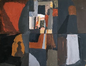 Жуков В. В. - Композиция, 1981 (оргалит, масло)