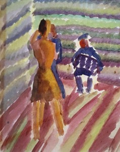 Иванов И. В. - Валдай. Деревня Княжево, 1959 (бумага, акварель)