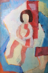 Ким Н. В. - Девочка, 2004 (ДВП, масло)