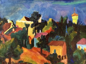 Кондратьев П. М. - Миробудицы, 1936 (холст, масло, гуашь)