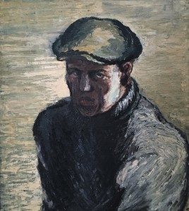 Костров Н. И. - Автопортрет, 1931 (фанера, масло)