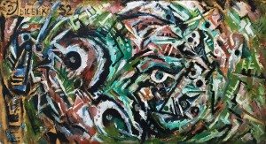 Лысенко В. А. - Композиция, 1952 (ДВП, масло)