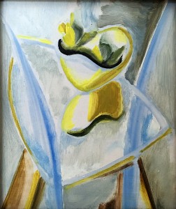 П. М. Кондратьев - Композиция, 1963 (картон, масло)