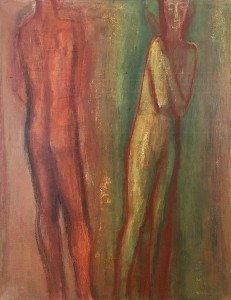 Паршиков В. П. - Аполлон и Дафна, 1995 (холст, см. техника)