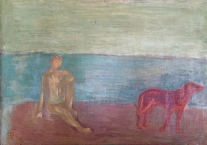 Паршиков В. П. - Без названия, 1998 (холст на ДВП, темпера)