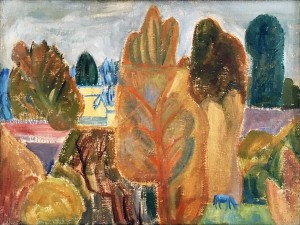 Стерлигов В. В. - Пейзаж, 1950 (холст, масло)