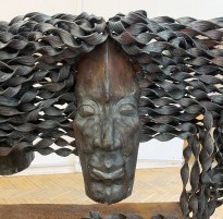 Александр Сушников — Лики Невы, 2021 (сталь, ковка) фрагмент