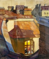 Александра Ларионова — Разговор (бумага, пастель)