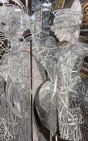 Владимир Золотухин — Прерванный диалог, 2021 (бумага, смешанная техника)