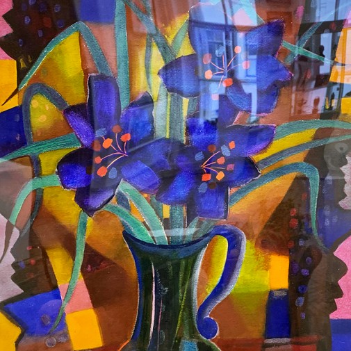 Елена Успенская — Лилии, 2013 (акварель, темпера)