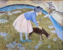 Нина Рыжикова — Голубой ручей, 2020 (холст, масло)