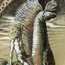 Ольга Полякова — Конь, 2018 (цветная литография)