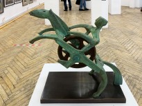 Федор Крушельницкий — Всадник, 2020 (бронза, дерево)