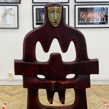 Федор Крушельницкий — Мать и дитя, 2015 (бронза, дерево)