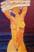 Валерик Апинян - Модель, 1998 (холст, масло)