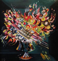 Валерик Апинян - Натюрморт, 1988 (холст, масло)