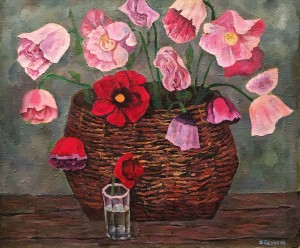 Валерий Ватениин - Маки, 1966 (холст, масло)