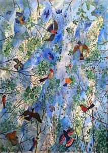 Валерий Ватенин - Весенний узор, 1967 (холст, масло)