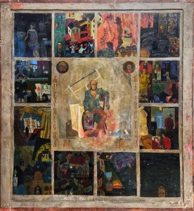 Валерий Ватенин - Житие художника Валерия Ватенина, 1968 (холст, картон, темпера)