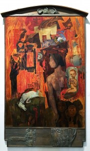 Валерий Ватенин - Эвакуация, 1975 (холст, масло)