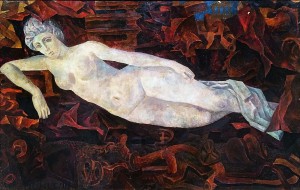 Валерий Ватенин - Скульптура (железо и мрамор), 1968 (холст на картоне, темпера)