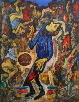 Виктор Мымрин - Горячий хлеб, 1993 (холст, масло)