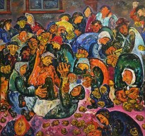 Виктор Мымрин - Дешевая картошка, 1997 (холст, масло)