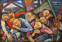 Виктор Мымрин - Котлован закончен (посвящается Андрею Платонову), 2001 (холст, масло)