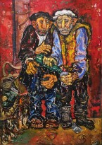 Виктор Мымрин - Пьяницы, 2007 (холст, масло)