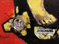 Виктор Мымрин - Семья дворника, триптих, 2007 (холст, масло) II фрагмент 2