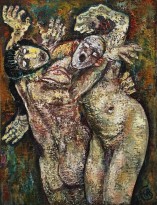 Виктор Мымрин - Сон слепых, 1994 (холст, масло)