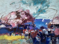 Владимир Курдюков - Бурное, 2008 (картон, масло)