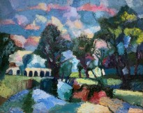 Владимир Курдюков - Розовые облака, 2005 (холст, масло)