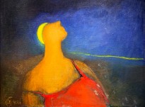 Юрий Гусев — Ночная прогулка, 1998 (холст, масло)