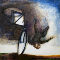 Юрий Гусев — Падение, 2012 (холст, темпера)