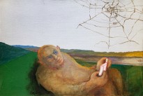 Юрий Гусев — С паутинкой, 2009 (холст, темпера)