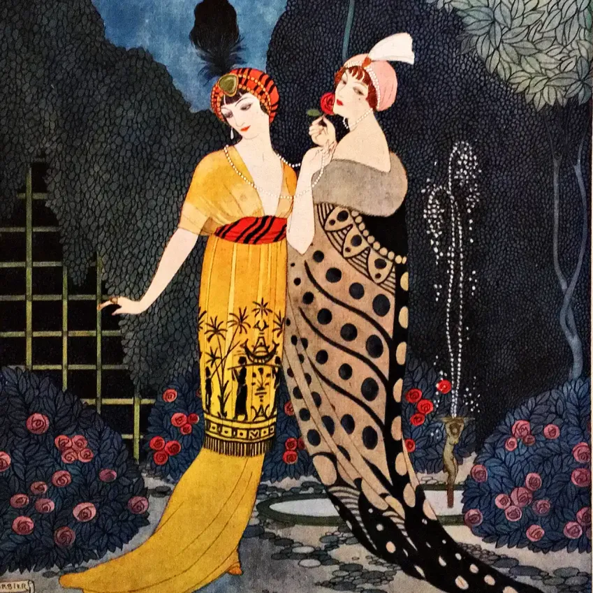 Жорж Барбье — обложка журнала Les Modes за апрель 1912 года 