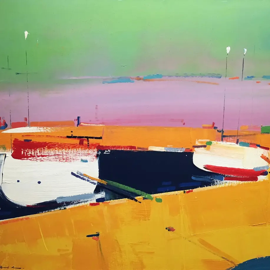 Алексей Ланцев — Лазурный берег, зимнее солнце, 2018 (холст, акрил)