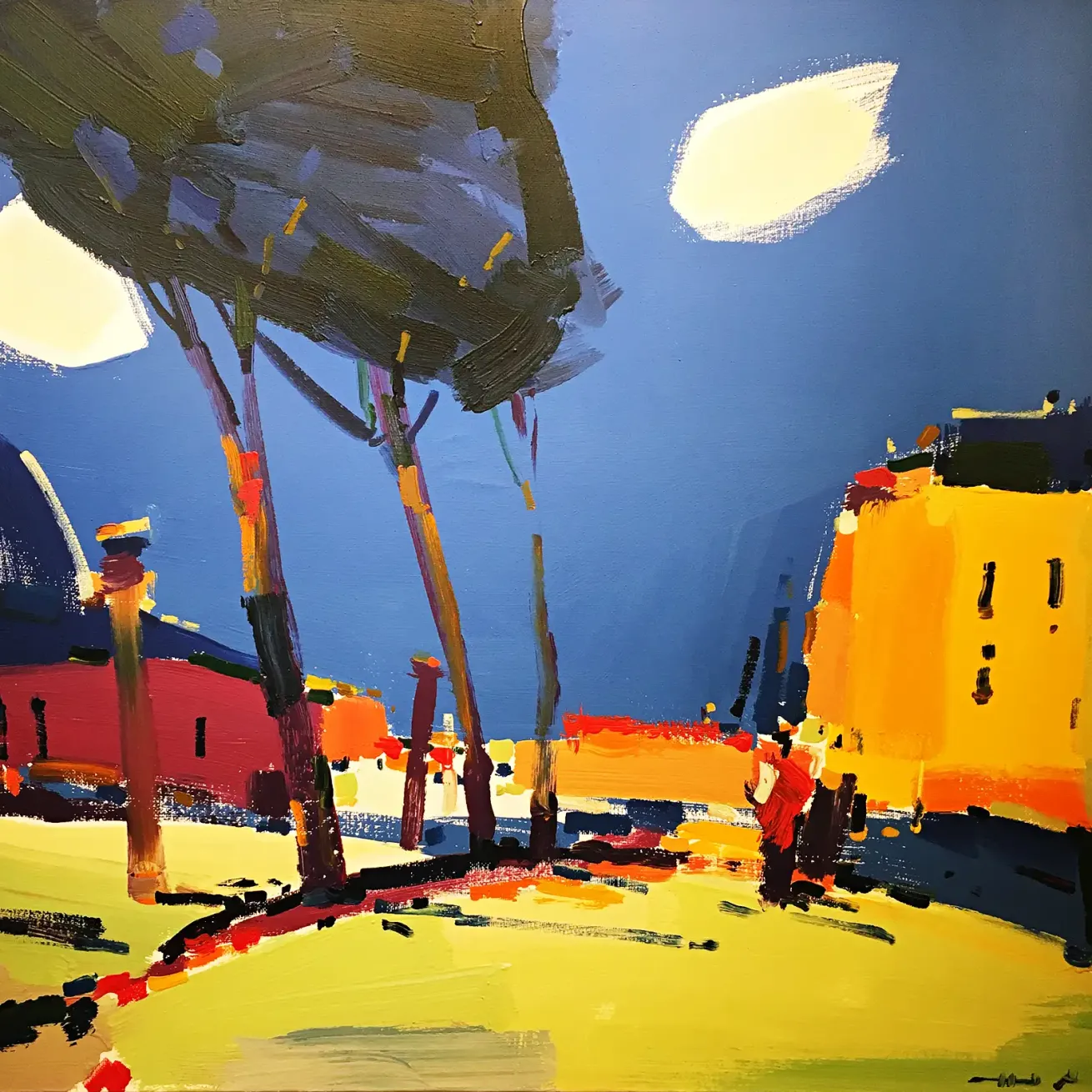 Алексей Ланцев — По Италии, римский пригород, 2016 (холст, масло)