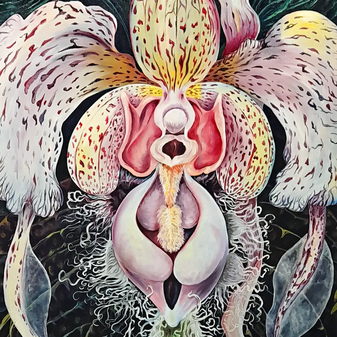 Алисия Накацука — Без названия 1, 2024 (холст, масло)