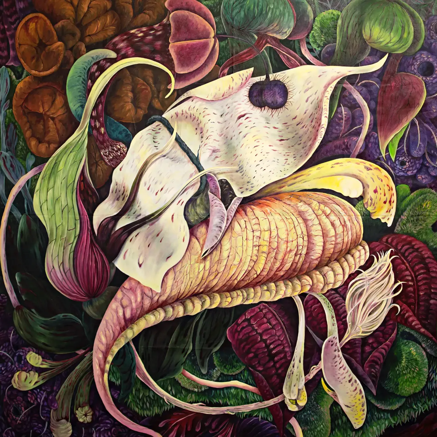 Алисия Накацука — Без названия_6, 2025 (холст, масло)