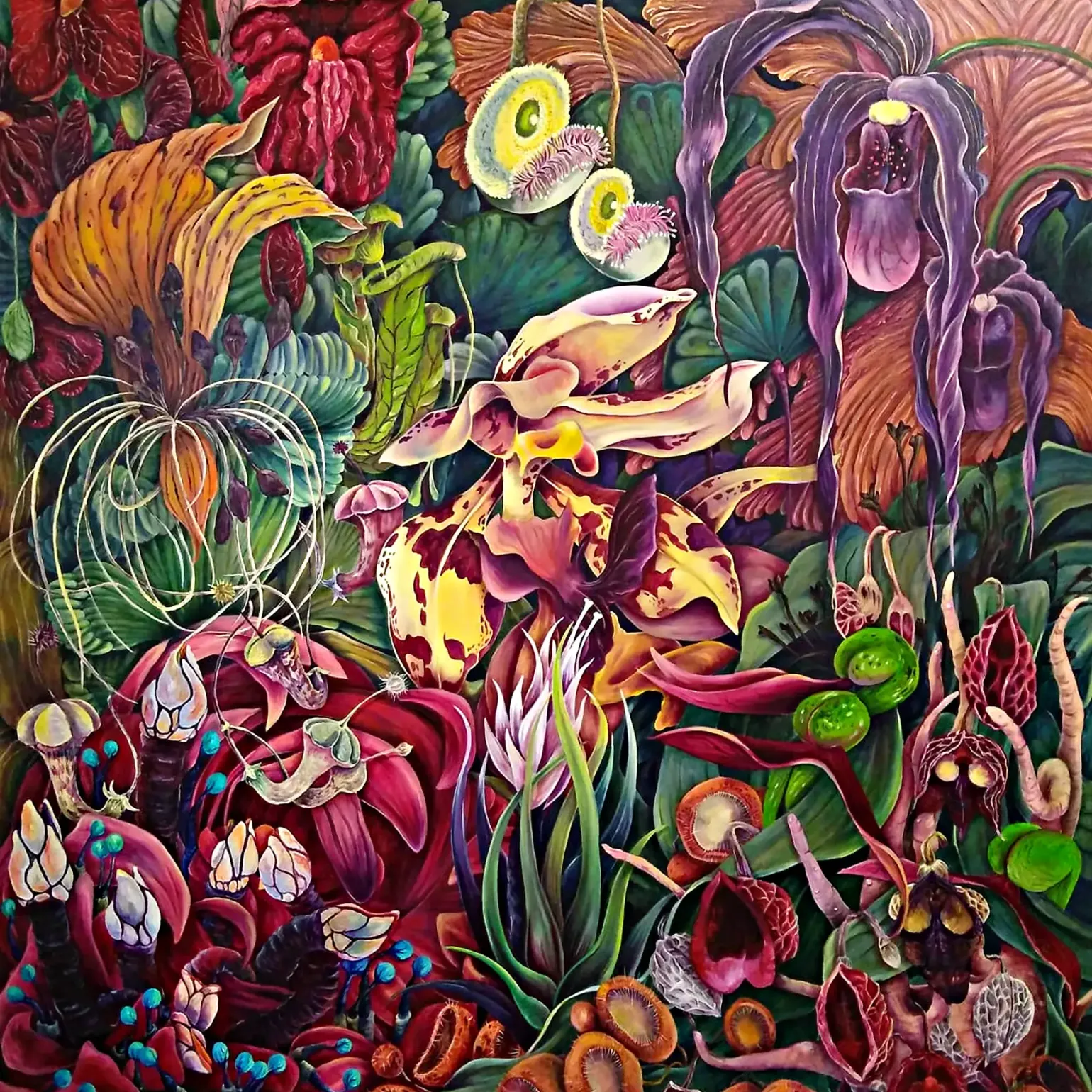 Алисия Накацука — Без названия_8, 2022 (холст, масло)