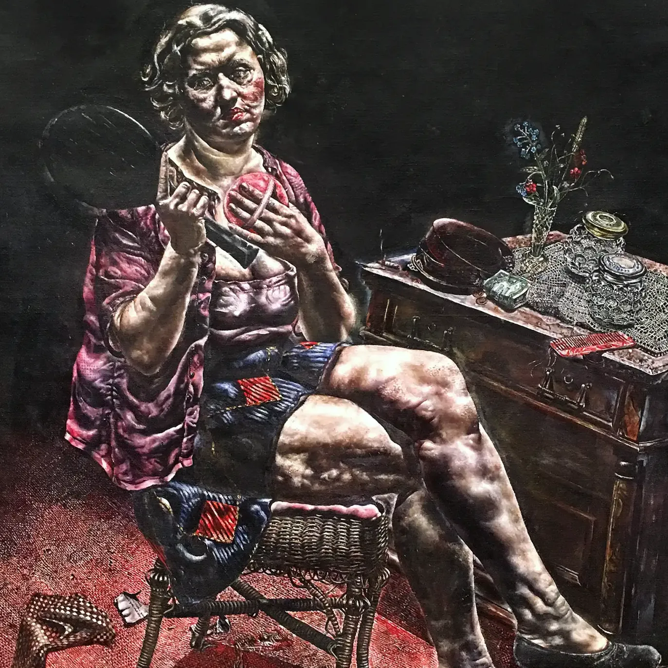 Айвен Олбрайт — В мир пришла душа по имени Ида, 1929 (холст, масло)